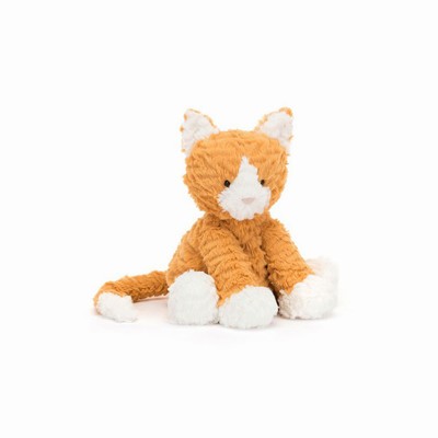 Jellycat Fuddlewuddle Ginger Cat USA | 96248SGJA